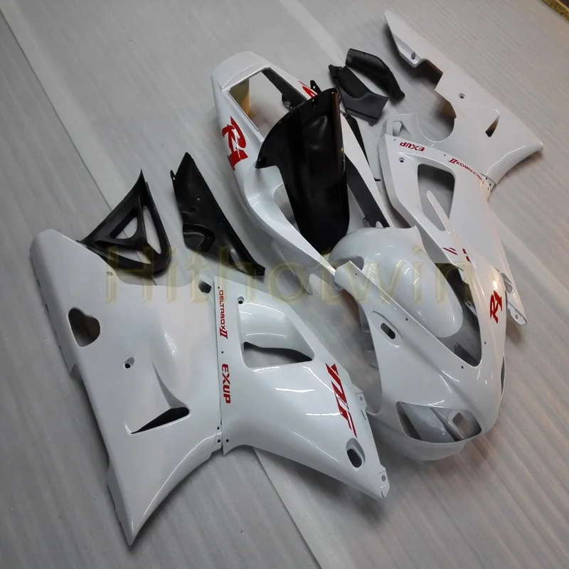 Капот мотоцикла на заказ для Yamaha YZF-R1 98-99 YZF R1 1998-1999 ABS пластиковые Обтекатели+ Botls+ синий белый