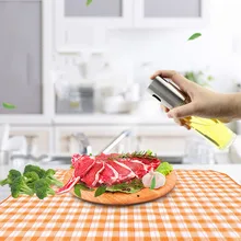 Стеклянный распылитель оливкового масла масло спрей пустая бутылка для уксуса диспенсер масла для приготовления салата выпечка, барбекю кухонная утварь
