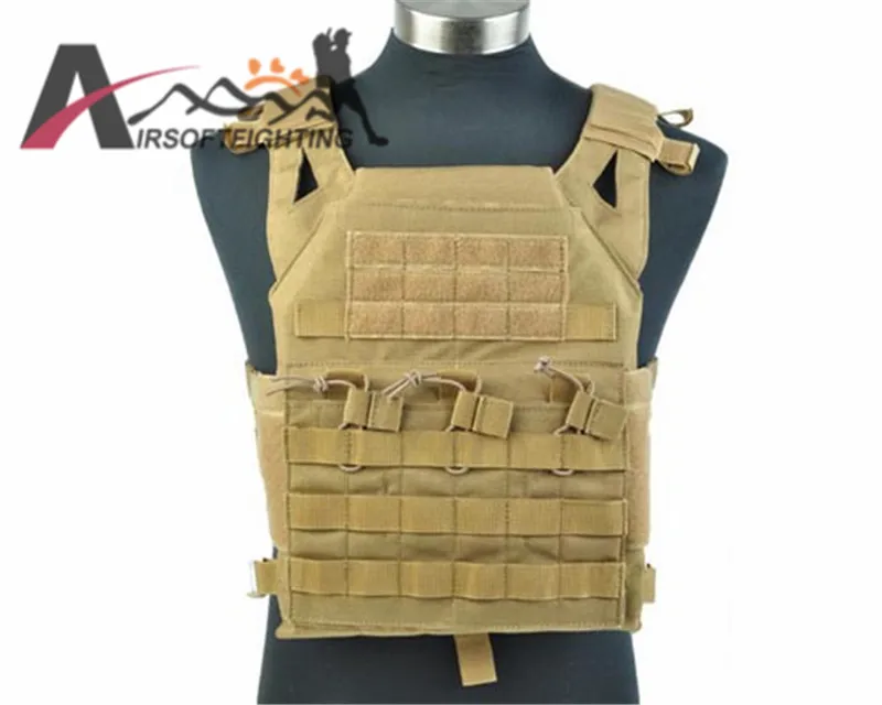 

Paintball Wargame Emerson 1000D JPC Tactical Vest Simplified Version Outdoor Sports Airsoft Hunting Vest Coyote Brown