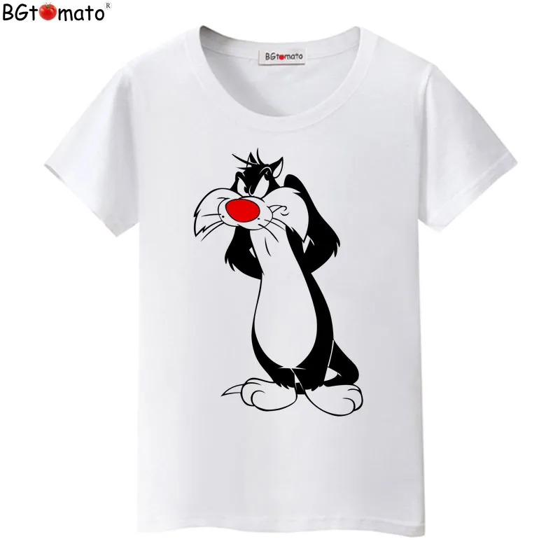 

BGtomato Originality new fashion cute cartoon t-shirt women popular trend shirts Brand good quality casual tops shirts