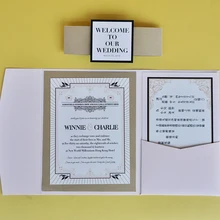 50 шт элегантные розовые пользовательские фото имя письмо День Святого Валентина открытка поздравительный подарок свадебные приглашения карты