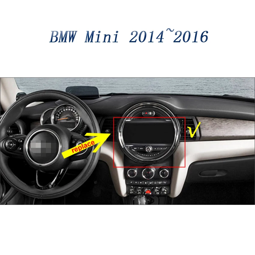 Clearance Liislee For BMW Mini 2014~2016 Android Car Navigation GPS HD Touch Screen Car Stereo Player Multimedia Audio Video Radio Navi 3