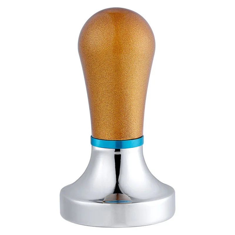 1pc Stainless Steel 57 mm Silver Coffee Tamper Barista Espresso Maker Grinder Handmade Coffee Drinking Tools