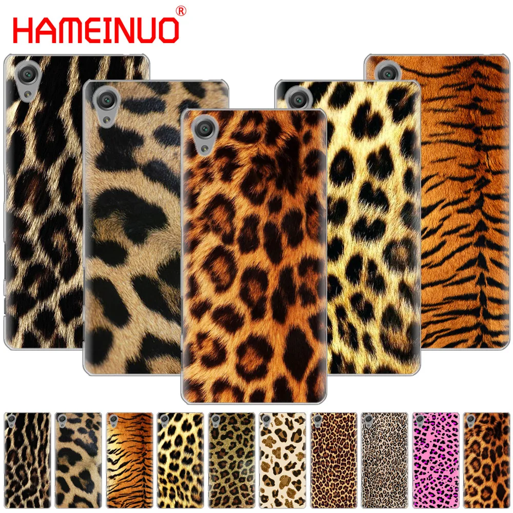 

HAMEINUO Tiger Leopard Print Panther Photo Cover phone Case for sony xperia z2 z3 z4 z5 mini plus aqua M4 M5 E4 E5 E6 C4 C5