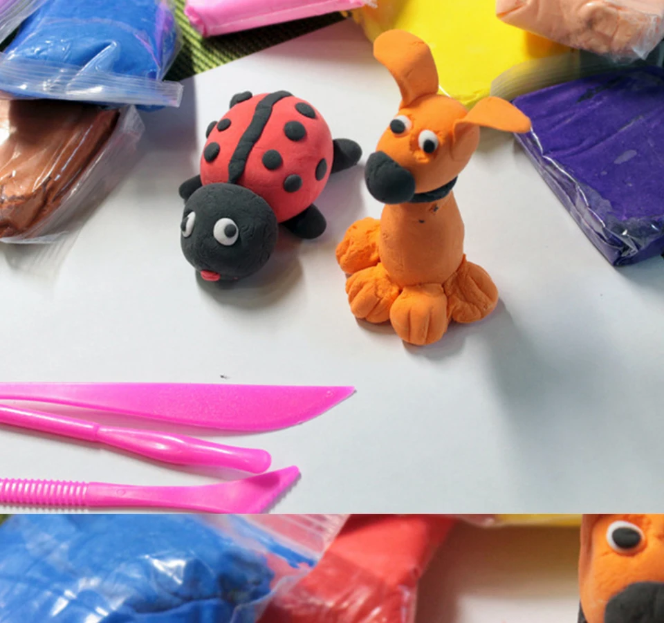 Lodo Macio Colorido Fornece Brinquedos Putty Argila Macia Luz Plasticina Playdough Lizun Encantos Goma Polímero Antiestresse Brinquedo 15 High Quality Brinquedos e hobbies