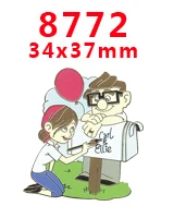 Шт. 30 шт. с героями мультфильмов плоское украшение из смолы PR 8399 - Цвет: 8772