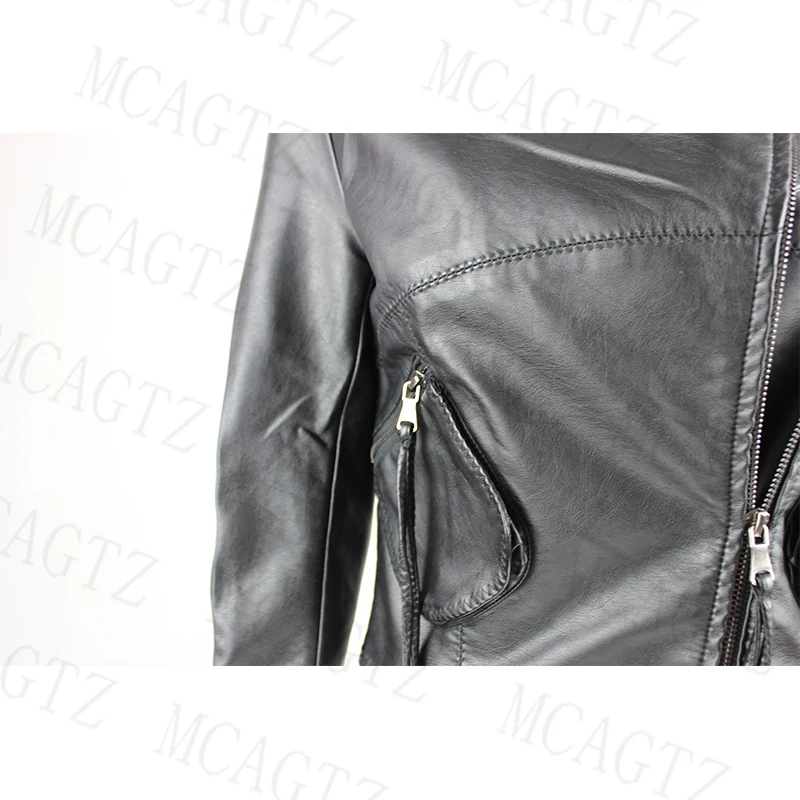 MCAGTZ/ г. Новые весенние одинаковые комплекты для семьи пальто с длинными рукавами для мамы и дочки кожаная куртка для мамы и дочки