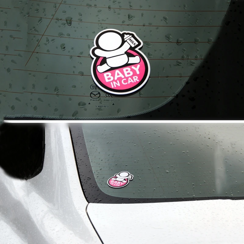 1 шт. алюминиевая наклейка на окно автомобиля|baby in car|sticker baby caraluminium sticker |