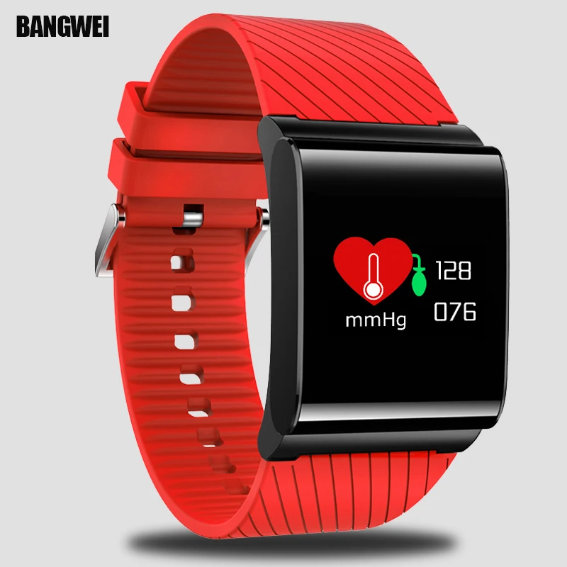 

BANGWEI Women Watch Color Screen Sport Fitness Tracker Smart Wristband IP67 Waterproof Resistant Heart Rate Monitor Smart Watch
