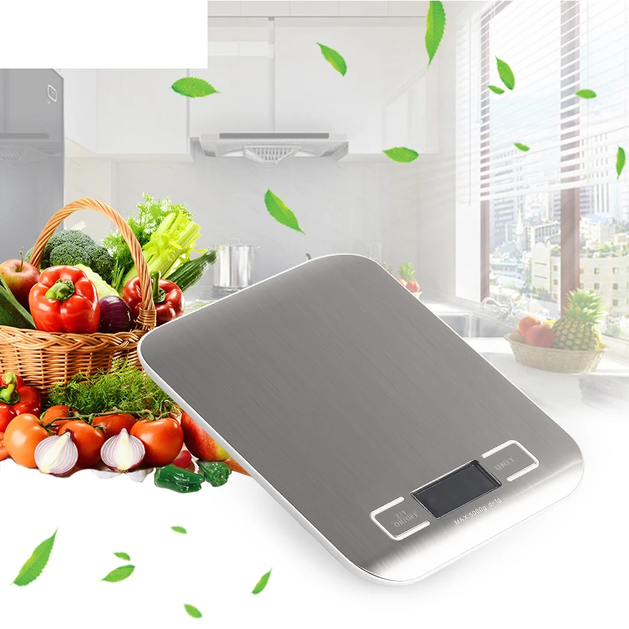 

Digital 5kg / 1g Household Electronic Kitchen Scale Cooking Tools Balance LCD Digital Weight Electronic Kitchen Weighing Scale
