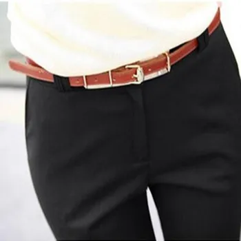 

2020 Autumn And Winter Casual Plus Velvet Pants Women Work Career Suit Thicken Pants Ladies Mid Waist Black Straight Pant XS-5X