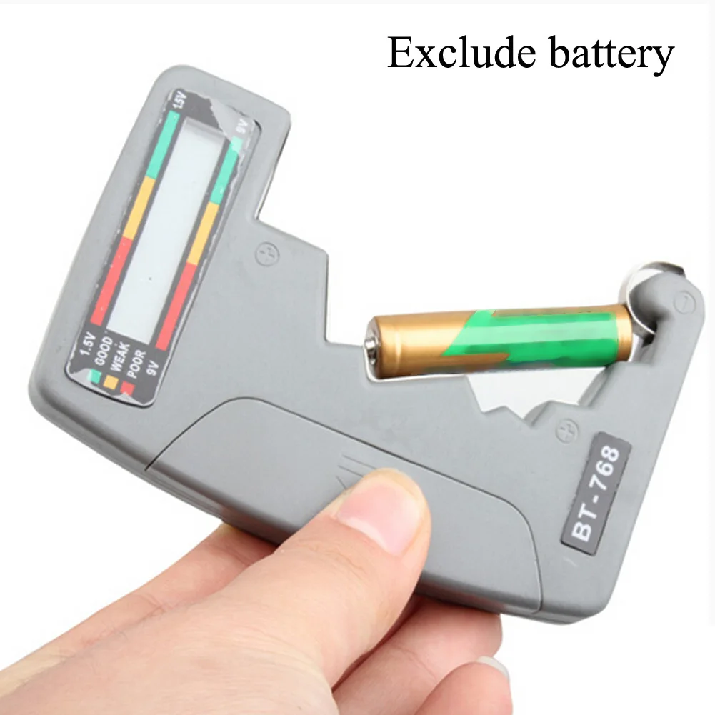 

Portable LCD Digital Battery Tester for 9V 1.5V AAA AA C D Normal Alkaline Rechargeable Battery Meter Electronic Power Measure