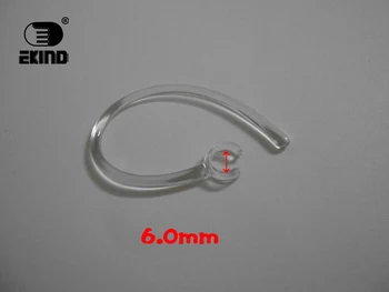 

6 7 8mm New 4pc Ear Hook Loop Clip Replacement Headphone Bluetooth Earphone transparent Earhook Repair Parts One size fits most