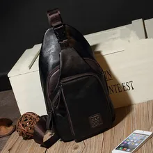 X-Интернет-Лидер продаж хорошего качества Модные мужские кожаные сумки мужской винтажные нагрудная сумка мужская через плечо сумки