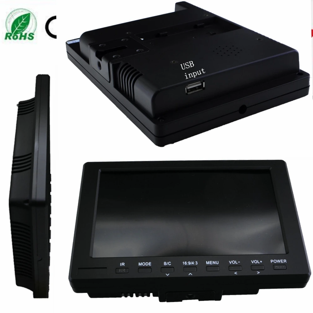 Feelworld FW 74K 7 дюймовый HD IPS 1280*800 полевой DSLR монитор HDMI зарядное устройство для Panasonic
