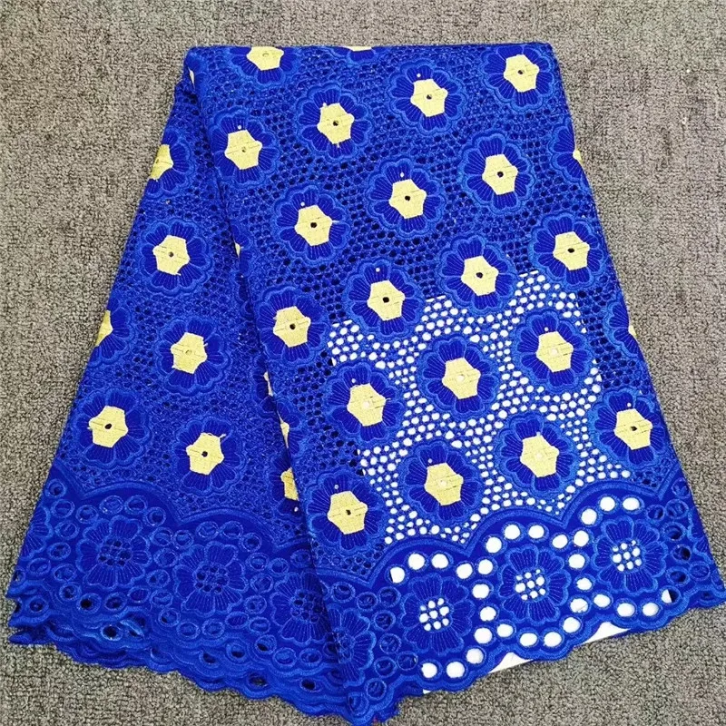 

High Quality Swiss Voile Lace In Switzerland Cotton Polish Dry Men Dress Lace fabric For Wedding Dresses Africa Fabrics HL041101