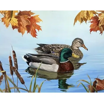 

5D Crafts Diamond Embroidery Needlework Diamond Painting Mandarin Duck Cross Stitch Home Decor Diamond Mosaic Full Square Drill