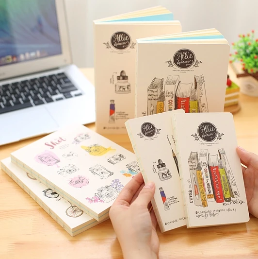 

2018 Kawaii Blank Notebook Cute Graffiti Sketching Book Note Book For School Creative-gift Staionery Store Office Supplies