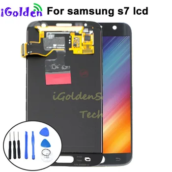 

5.1"For SAMSUNG GALAXY S7 G930A G930F SM-G930F LCD Display Touch Screen Digitizer Assembly Replacement For SAMSUNG S7 LCD + tool