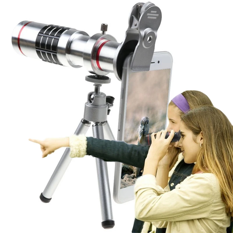 

HD 18x Zoom Optical Phone Lens Camera Telescope Telephoto Lentes With Clip & Tripod For iPhone Mobile Smartphone Optical Lenses