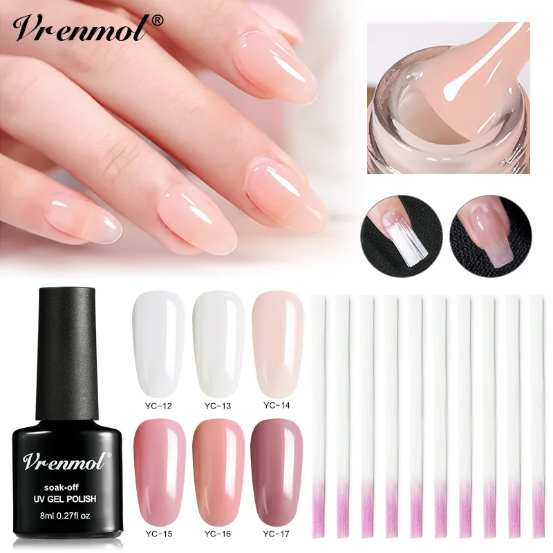 

Vrenmol Quick Poly Gel Nail Extension Kit UV LED Gel Varnish Builder Nail Polish Jelly Poly Fibernails Nails Art Manicure Tips