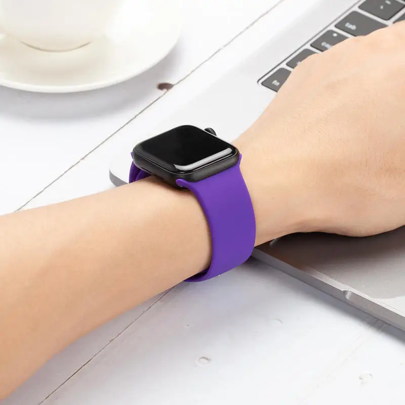 Спортивный ремешок для часов Apple Watch, силиконовый ремешок для часов Iwatch, Apple Watch Series 4,3, 2 38 мм/42 мм 81009 - Цвет ремешка: 15