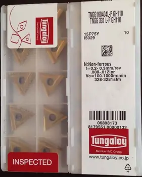 

10PCS CARBIDE INSERT TNGG160404L-P GH110