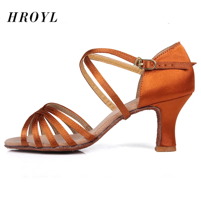 Ceny Gorąca sprzedaż kobiet dziewczyny Ballroom Latin Tango taniec buty na obcasie sprzedaży buty do salsy Satin brokat 12 kolorów