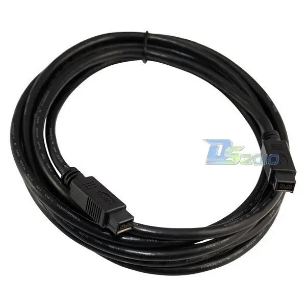 Danspeed 6Ft 10Ft 15Ft FireWire 800 IEEE 1394B 9Pin мужчина к Мужской быстро dv кабель Длина 1 8 m 3m 4 5 m|dv