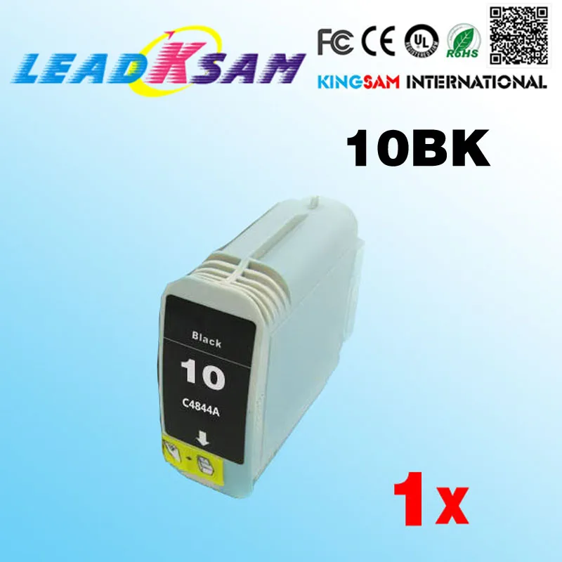 1 шт. чернильный картридж совместимый для hp10 C4844A 10 Designjet 100 500 800 1200 2600 K850|ink
