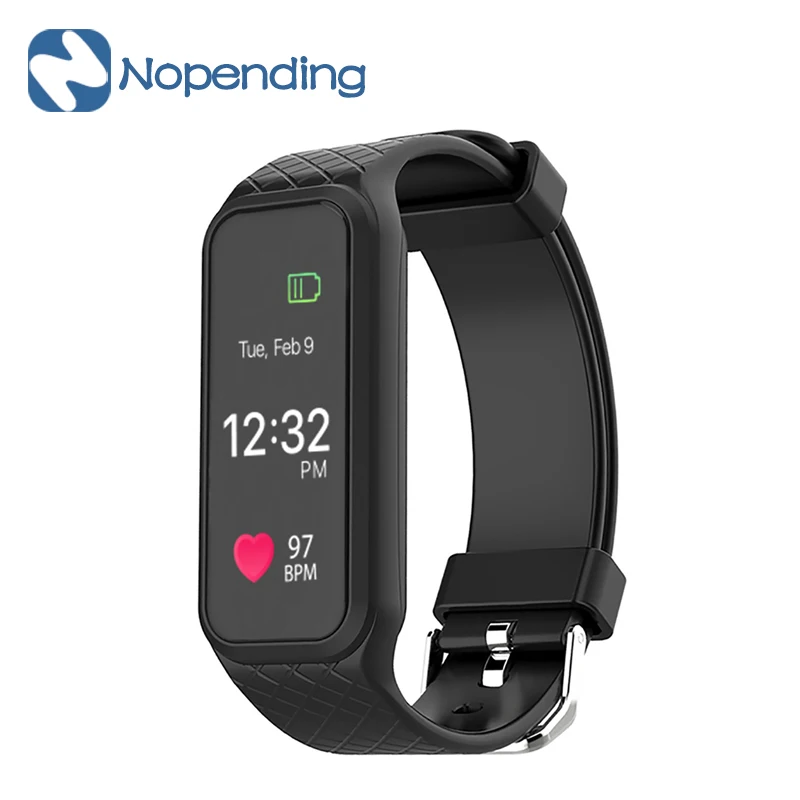 New Makibes L38I Bluetooth Smart Band Dynamic Heart Rate Monitor Full color TFT LCD Screen Smartband