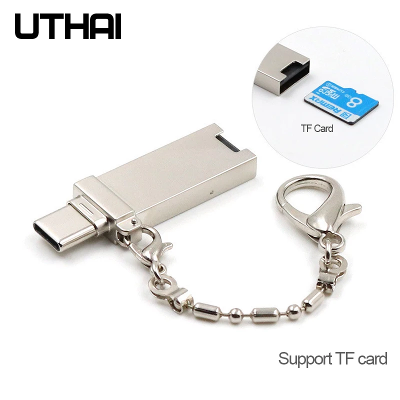 Uthai c10 ī ǵ USB-C ִ̽ macbook Ǵ Ʈ  ũ sd/tf  c  ޸ ī ǵ
