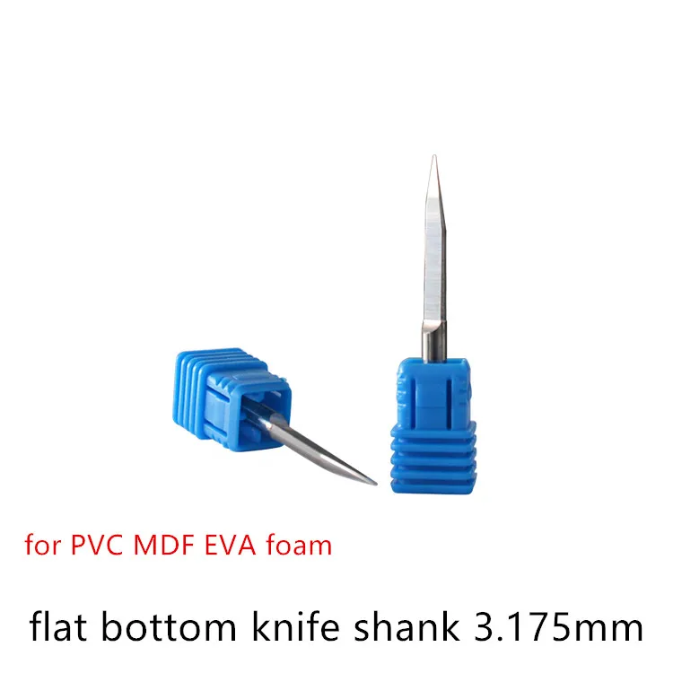 

Engraving machine tool 3.175mm flat bottom knife small taper advertising woodworking cnc carved round emboss