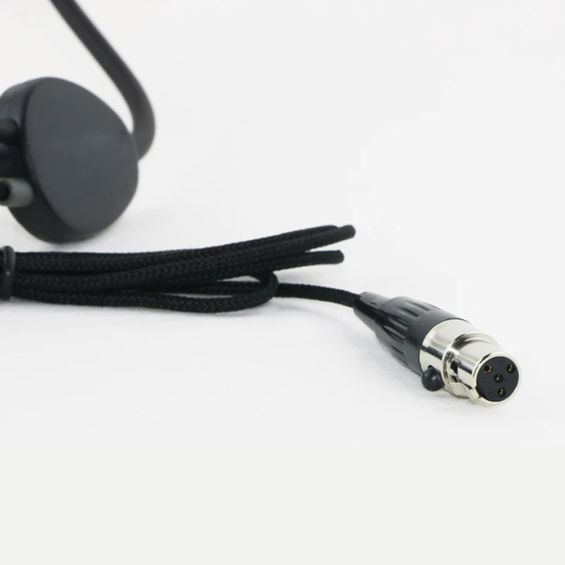Одежда высшего качества! WH30 TQG черный микрофон гарнитуры для XLR 4PIN 3PIN Разъем беспроводной корпус-пакет передатчик - Цвет: 4PIN