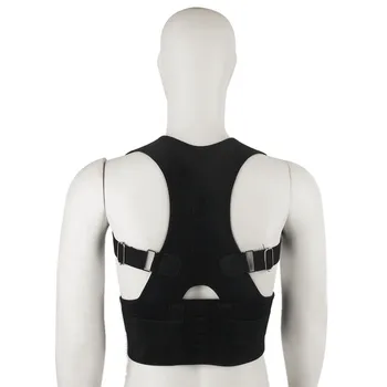 

Hot Magnetic Posture Back Shoulder Corrector Power Belt Support Brace Belt Therapy Adjustable B002-M
