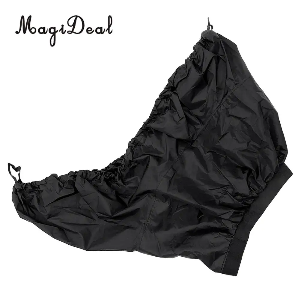 MagiDeal Spray Skirt Kayak Canoe Cockpit Deck Cover Sprayskirt Waterproof Storage Black Marine Water Sports Accessories S/M/L/XL