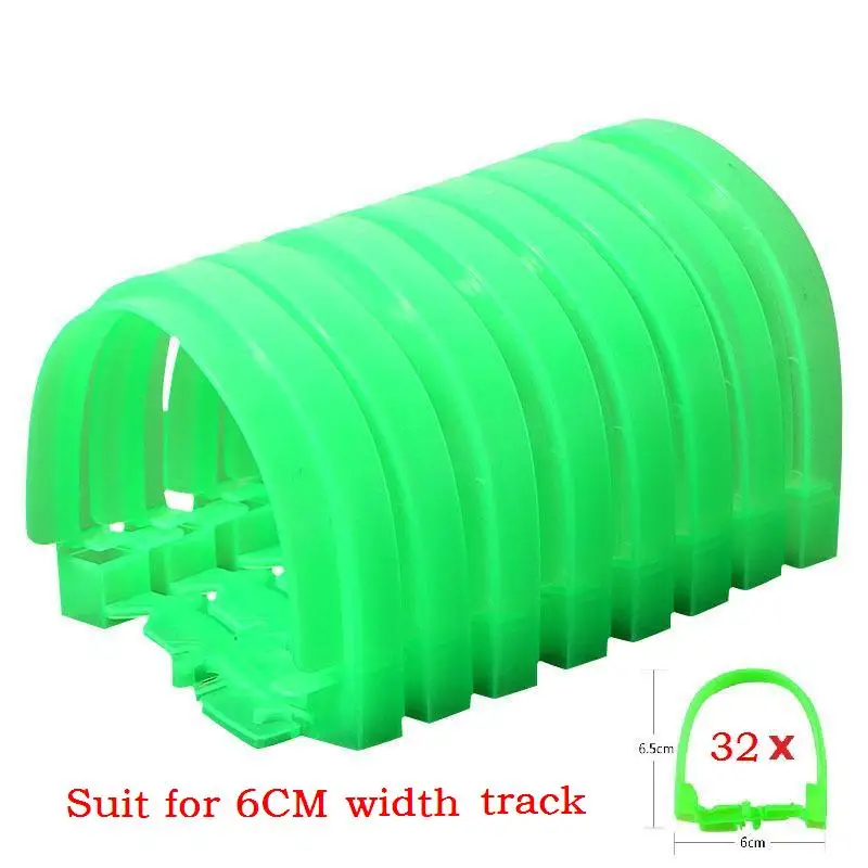 

16pcs Spare Tunnel for Racing tracks That Bend,Flex&Glow