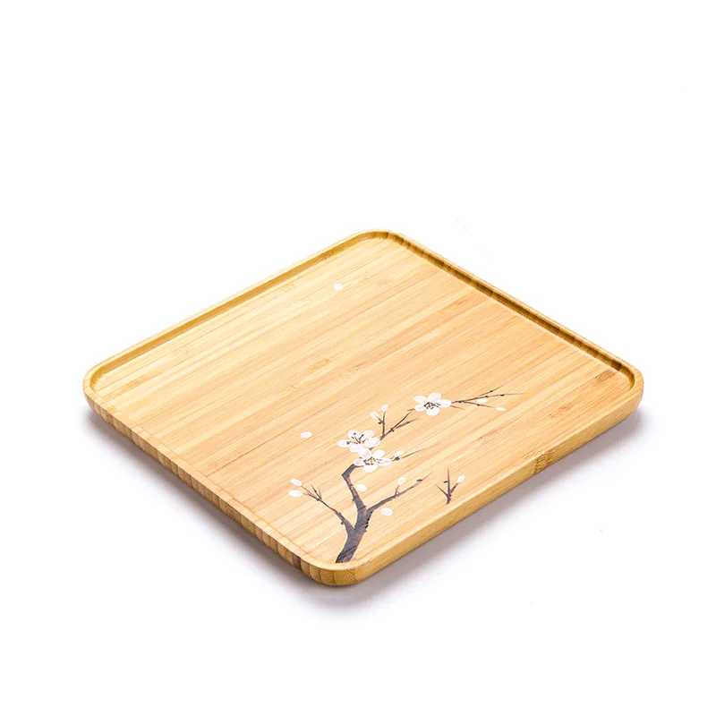 TANGPIN bamboo tea trays natural bamboo tea board kung fu tea tray table serving accessories - Цвет: Style B