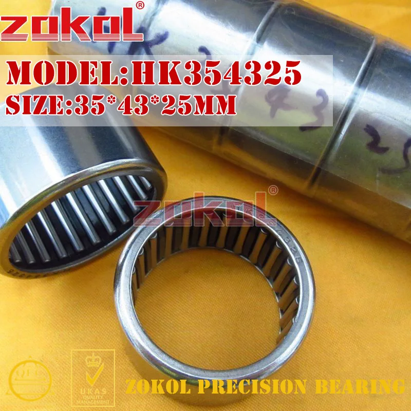 Подшипник ZOKOL HK354325 игольчатый роликовый подшипник 35*43*25 мм| |