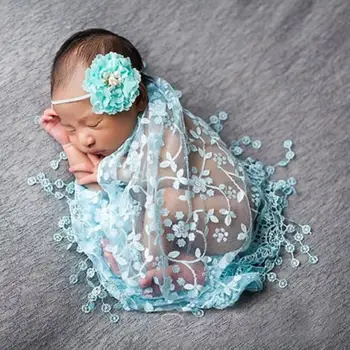 

DHL 100pcs Newborn Baby Maternity Props Baby Photo Props Photography Quilt 8 colors baby girl headbands accessories