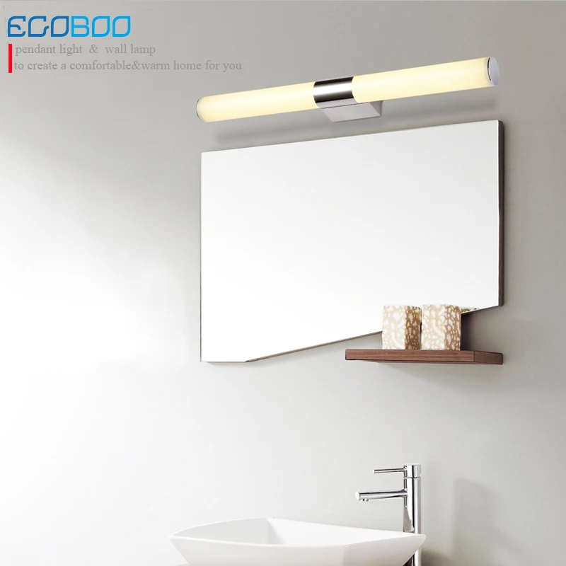 EGOBOO 16w 80cm long acrylic LED linear bathroom mirror lighting light decorate home indoor wall mirror light