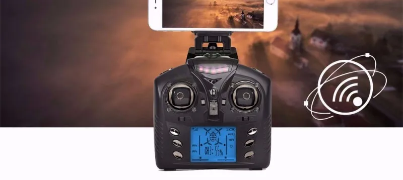 Q323 wifi FPV RC Квадрокоптер Дрон 2,4G 4CH 6-Axis Gyro attitude с 0.3mp или 2.0MP wifi камерой 15-16mis время воспроизведения