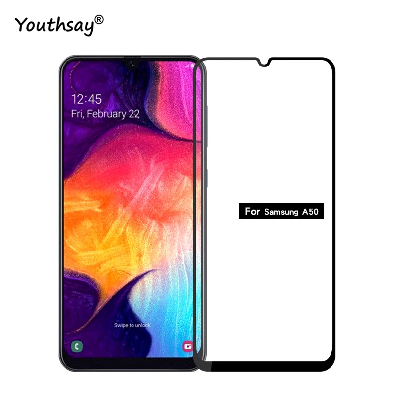 1 шт. для Samsung Galaxy A50 стекло закаленное 5D изогнутая полная Защита экрана пленка