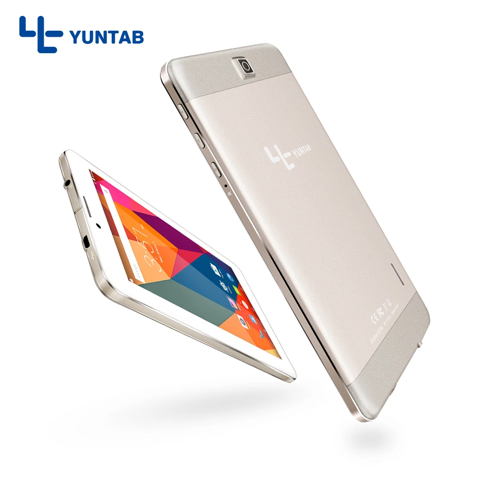 

YUNTAB 7inch E706 gold alloy Tablet PC Quad Core 1024x600 Resolution Android 5.1 Dual Camera 1GB + 8GB Support Sim Card