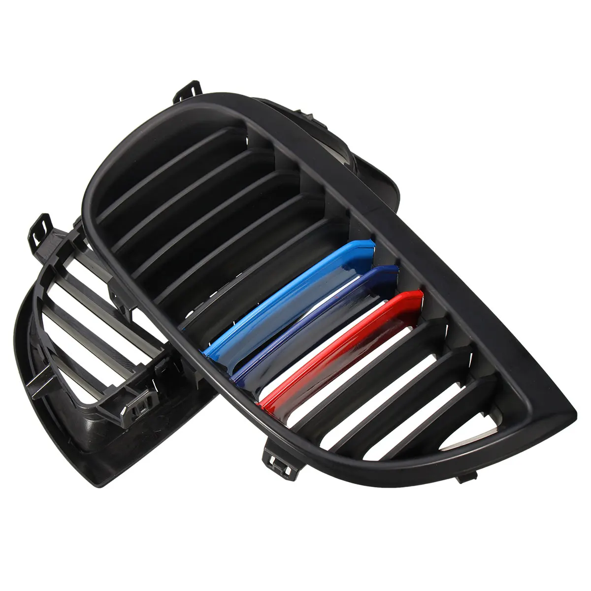 Matte black M Front Sport Kidney Grill Grilles for BMW E87 E81 1 Series 2004 2005 2006 2007