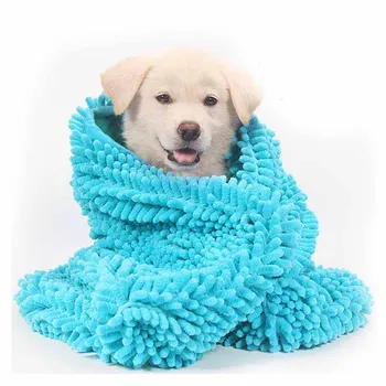 

S\M\L Dog Absorbent Towel Pet Bath Towel Pet Absorbent Towel Cat Teddy Golden Retriever Bathing Supplies for all Small Pets