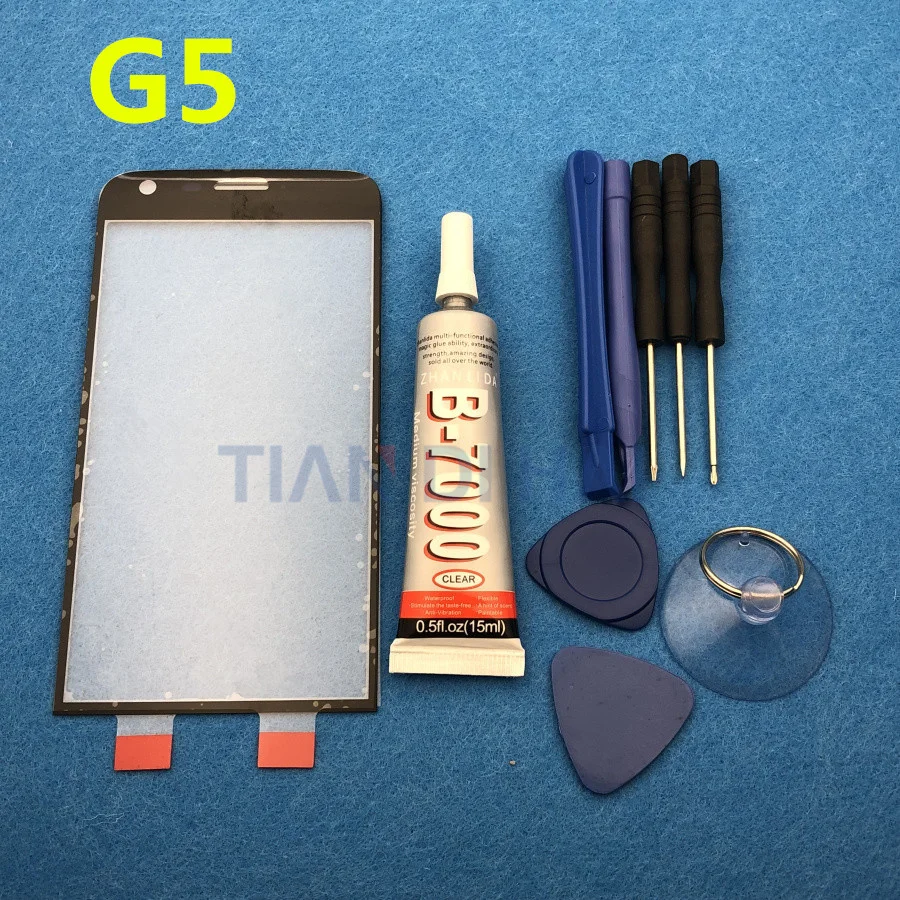 

G5 Original LCD Touch Panel Screen For LG G5 H820 H840 H850 H860 Front Glass Outer Lens + B-7000 Glue Tools