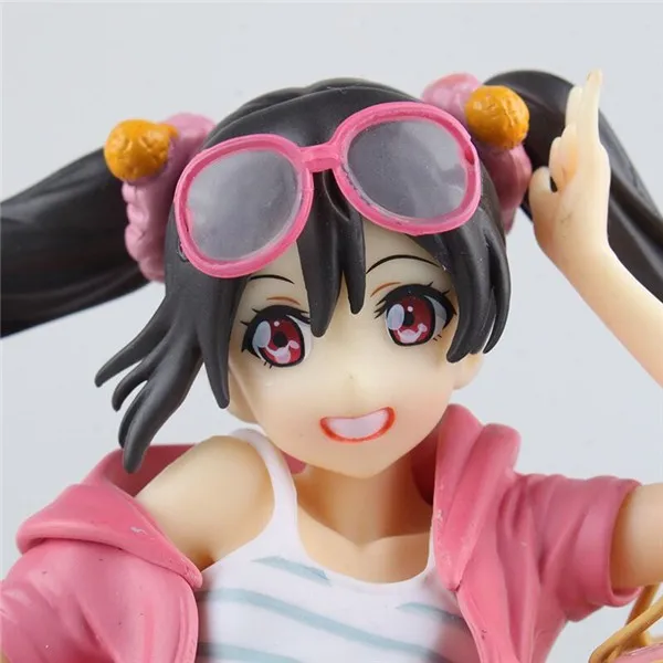 Anime Figuras Lovelive Love Live Nico Yazawa Picnic Girl GSC 18 Action Figure Model Toys 20cm (10)