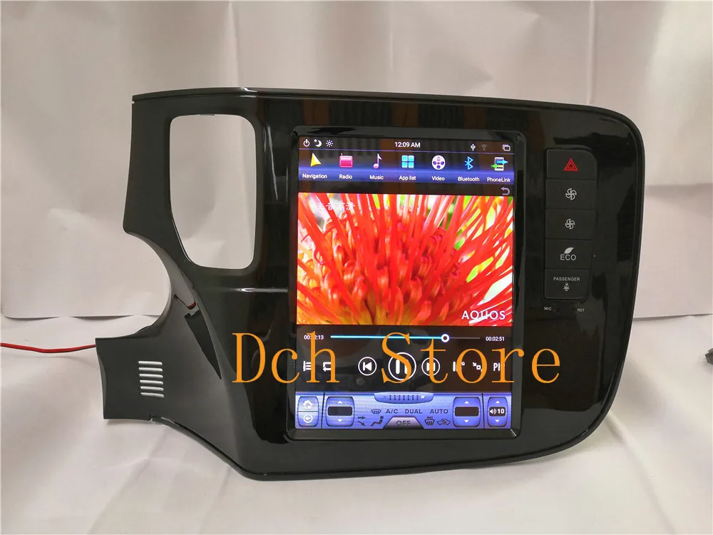 

10.4'' vertical Screen Tesla Style Android 8.1 Car DVD GPS Navigation Radio Audio Player for MITSUBISHI outlander 2014-2016 PX6