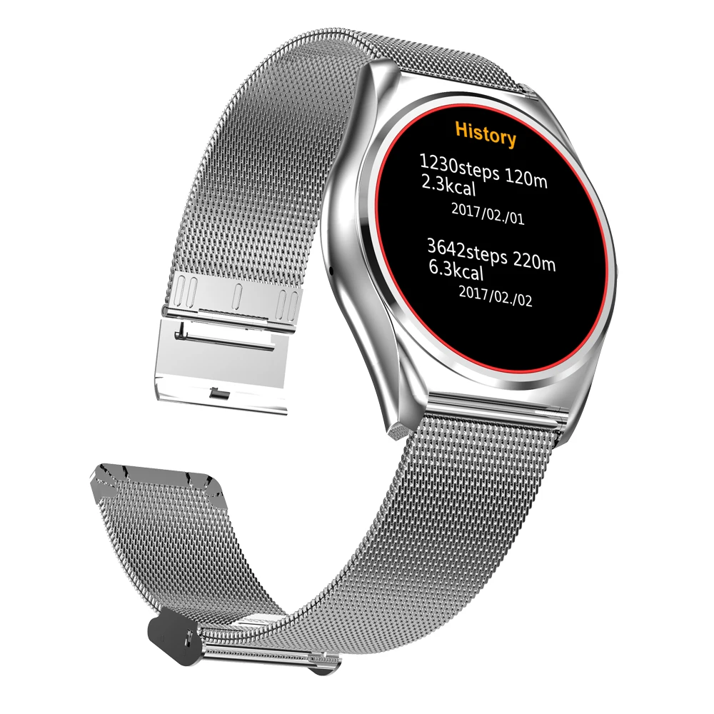 

HESTIA N3 Smart Watch Heart Rate Monitor Bluetooth Smart Watch Wireless Charging Support Call Reminder Fitness Smartwatch black